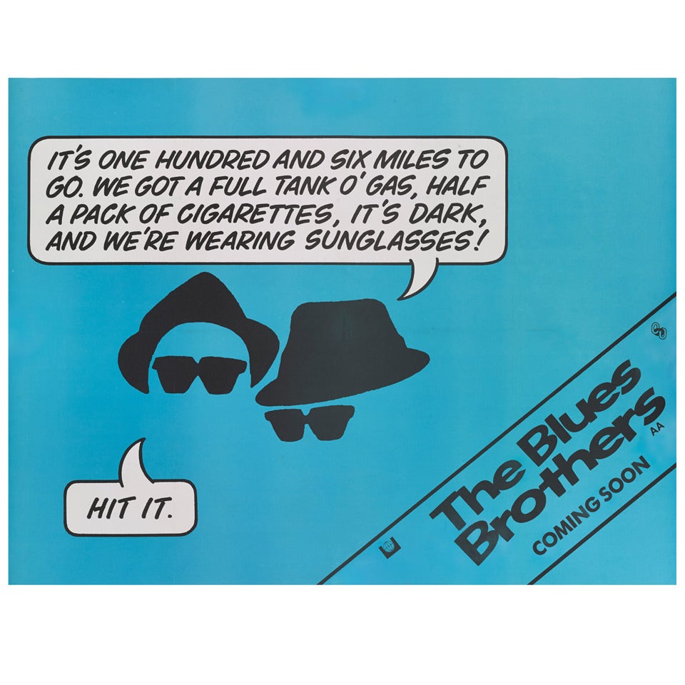 "The Blues Brothers, " Film Poster