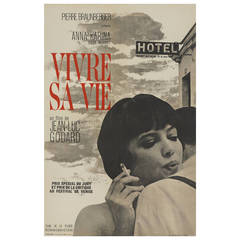 "Vivre Sa Vie" French Movie Poster
