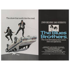 "The Blues Brothers" Original British Movie Poster, 1980