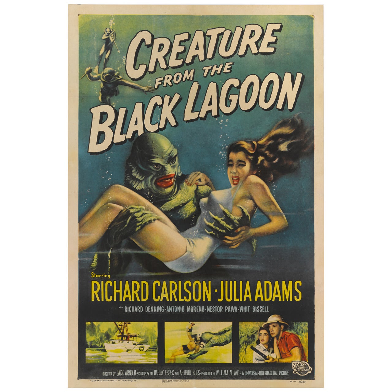 "The Creature from the Black Lagoon, " Film Poster