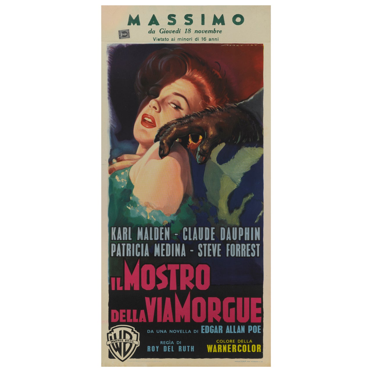 "Il Mostro della Via Morgue, " Film Poster For Sale