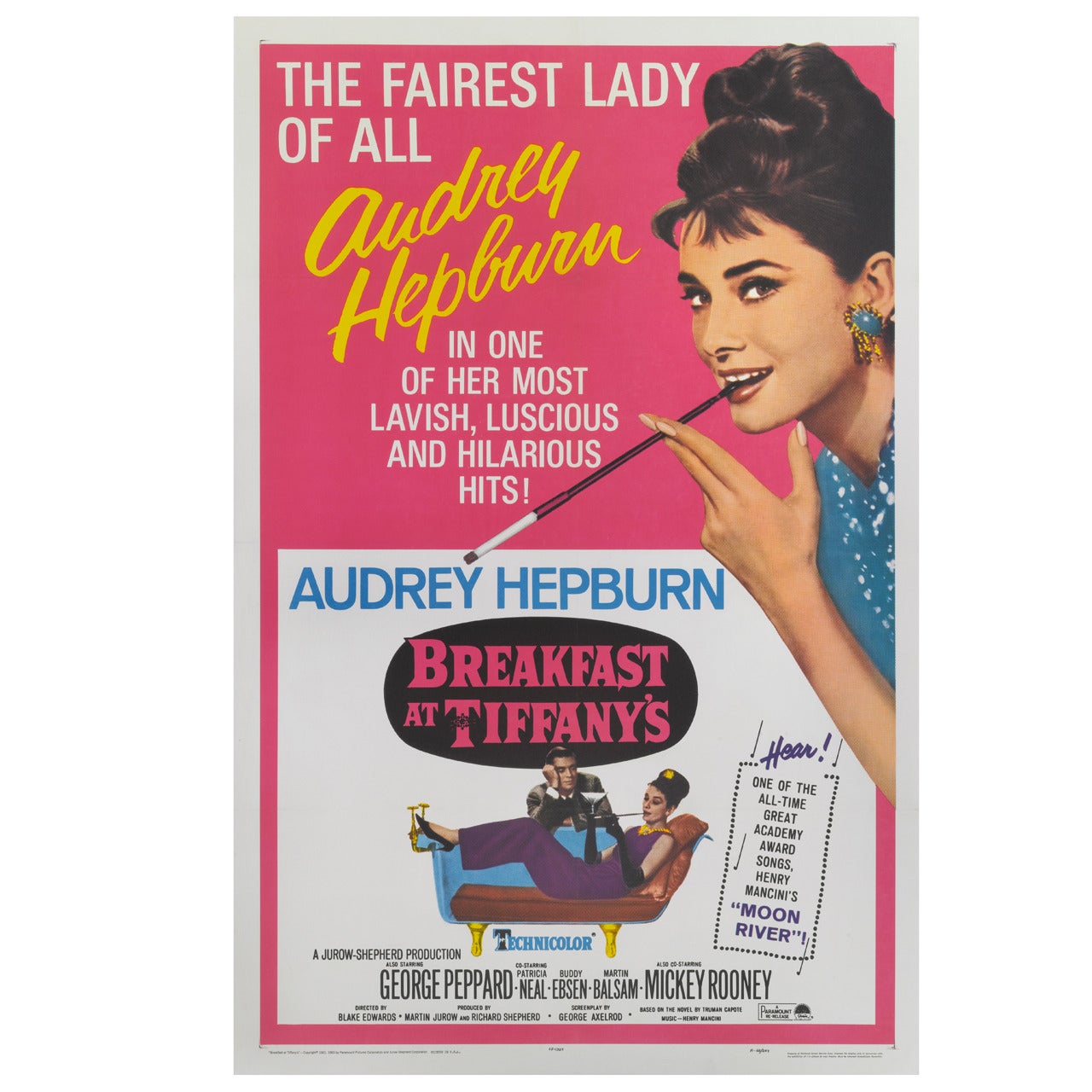"Breakfast At Tiffany's" US Movie Poster