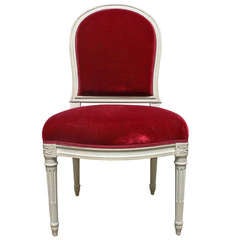A Set of Twenty Two French Louis XVI Style Dining Chairs