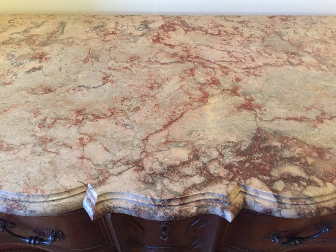 18th Century French Regence Commode with Marble Top from the Lyonnaise Region 4