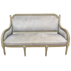 French Louis XVI Style Painted Sofa 9