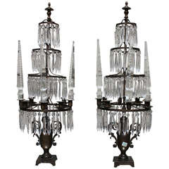 Pair of 19th Century Continental Girandoles 12