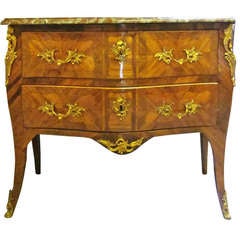 French Louis XV Marquetry Commode 7