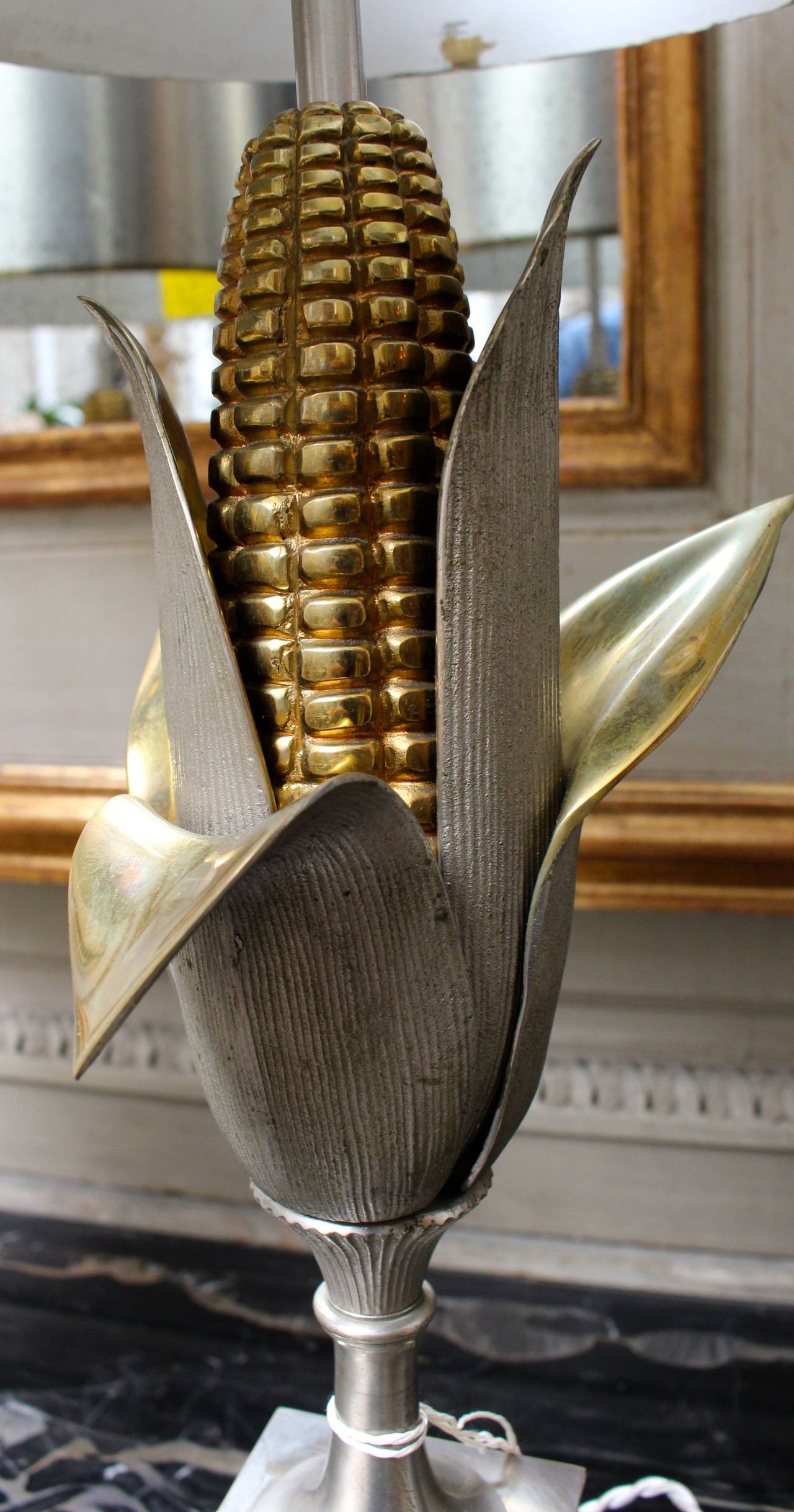 Pair of Maison Charles Corn Lamps 1