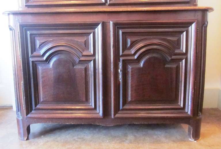 Régence A French 18th Century Regence Style Walnut Buffet A Deaux Corps