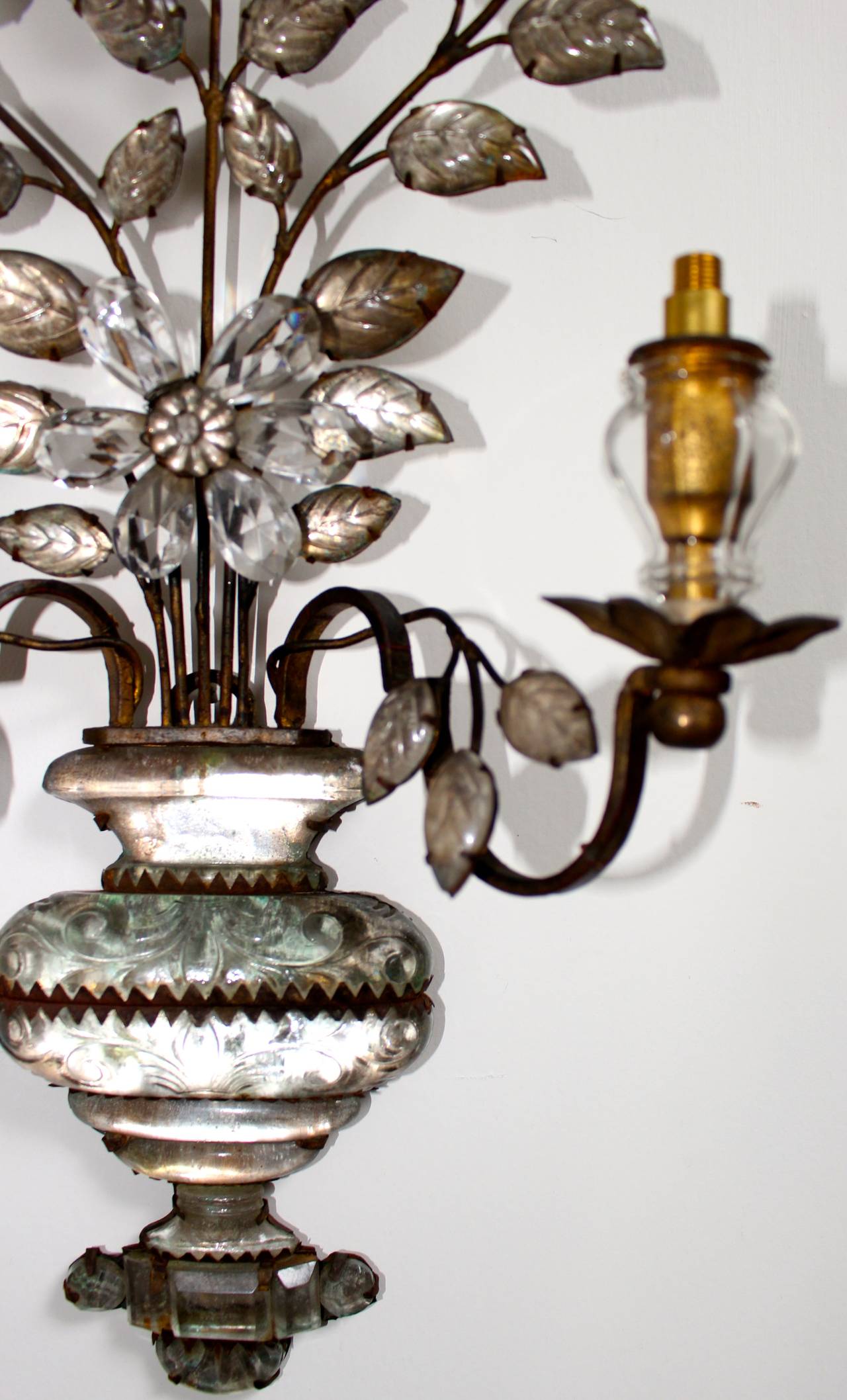 20th Century Set of Four Old French Bagues Sconces