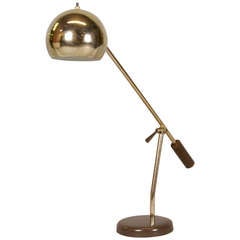 Brass Desk Lamp by Tensor