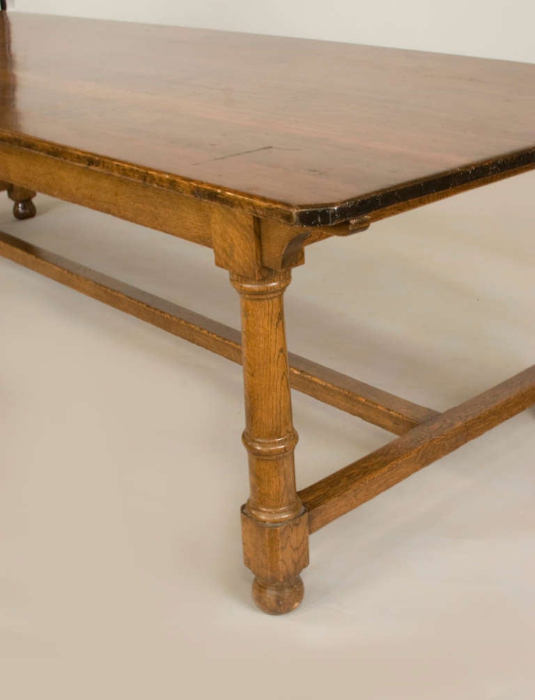 Large 19th Century English Farm Table In Excellent Condition In San Francisco, CA