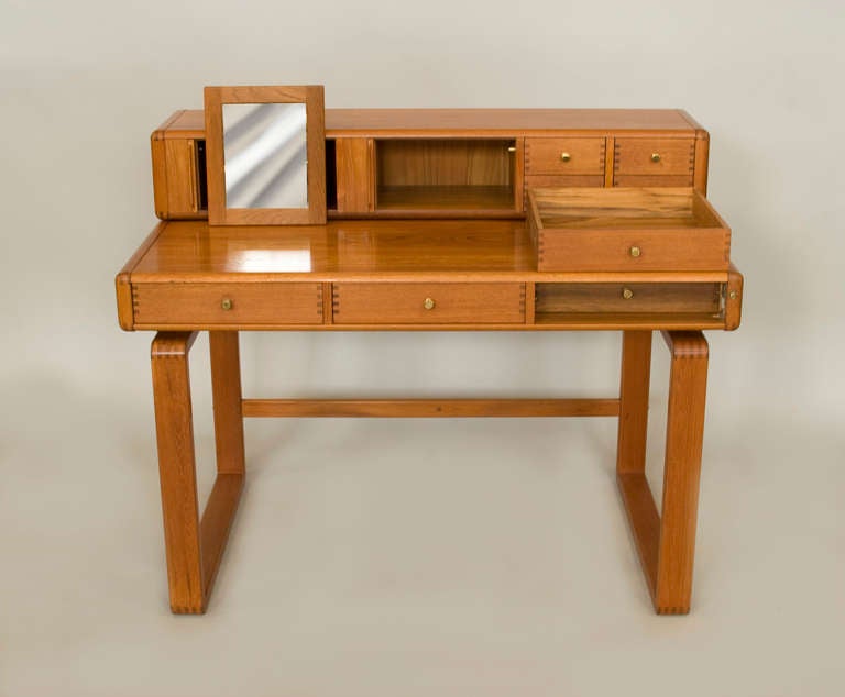 Japanese, Danish Inspired Desk / Dressing Table by DScan at 1stDibs
