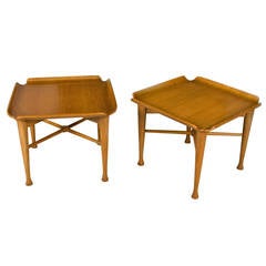 Unique Pair of Danish End Tables 8