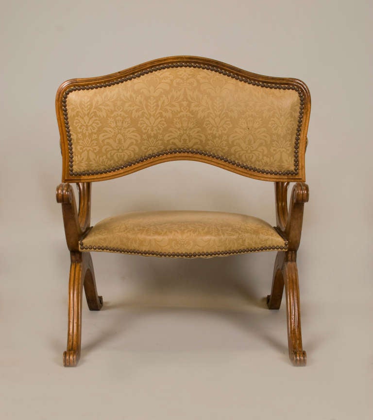 Italian 19th Cent. Metamorphic Low Chair / Prayer Stool / Prie Dieu