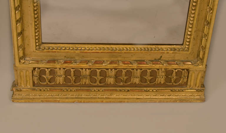 Gustavian Late 18th Century Neoclassic Swedish Giltwood Mirror