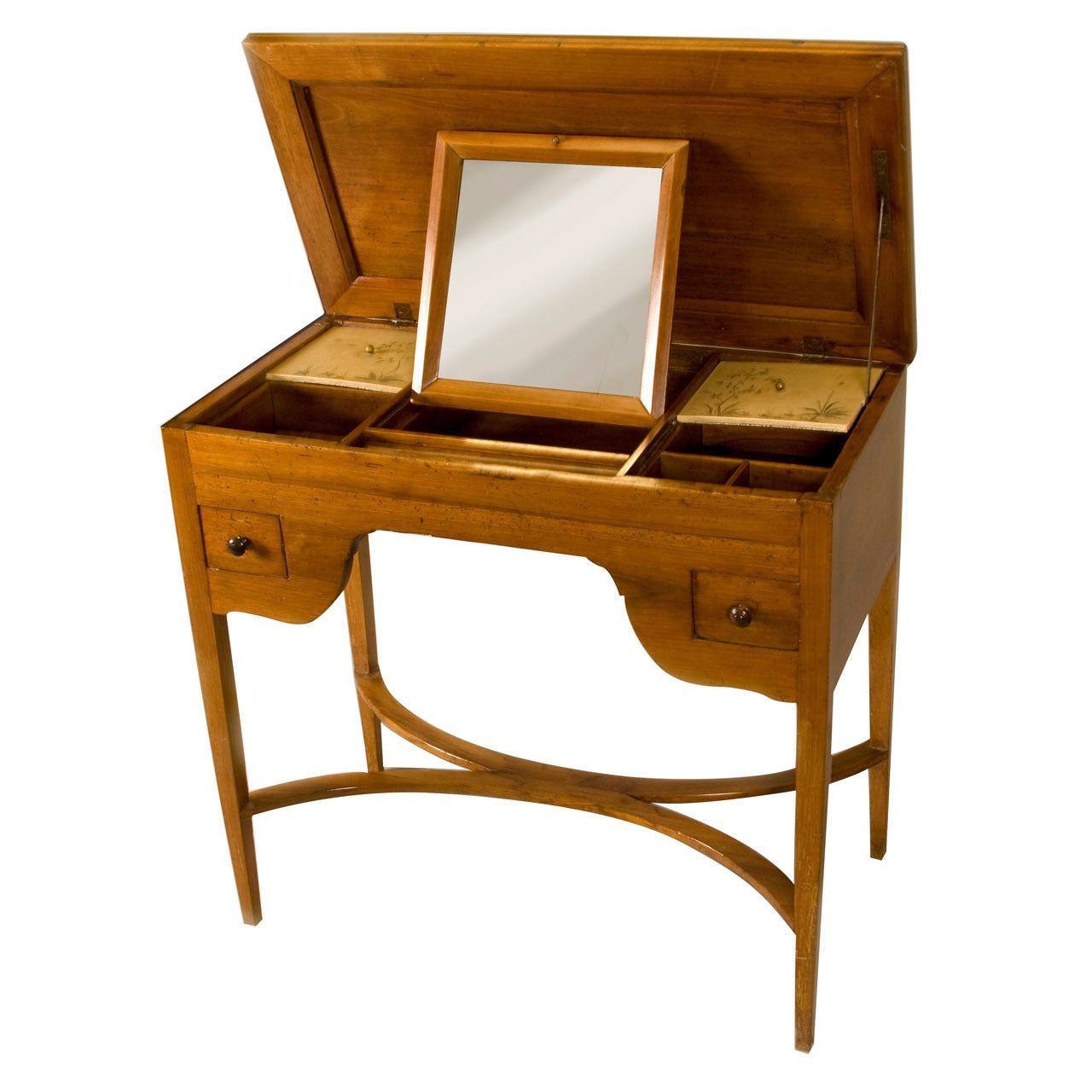 Louis XVI Walnut Ladies Desk or Dressing Table