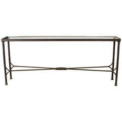 Only Authorized Diego Giacometti Reproduction Bronze Console Table 6