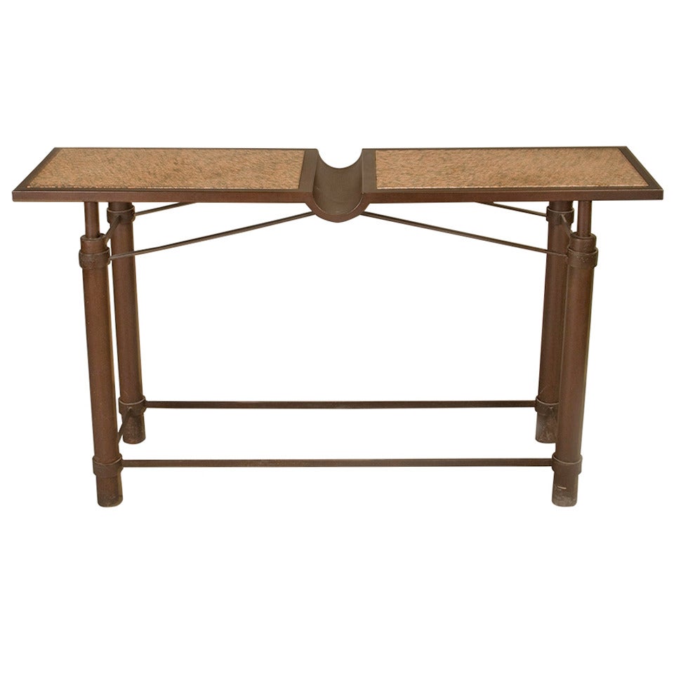 Table console emblématique Mid Century de Jean-Michel Wilmotte en vente