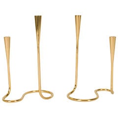 Brass Candleholders from Illums Bolighus