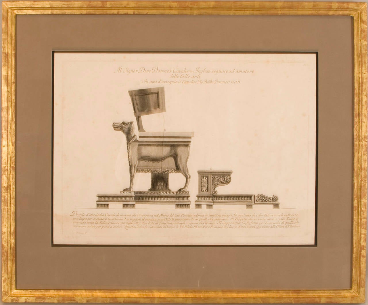 Neoclassical Copper Plate Engravings by Giovanni Battista Piranesi For Sale