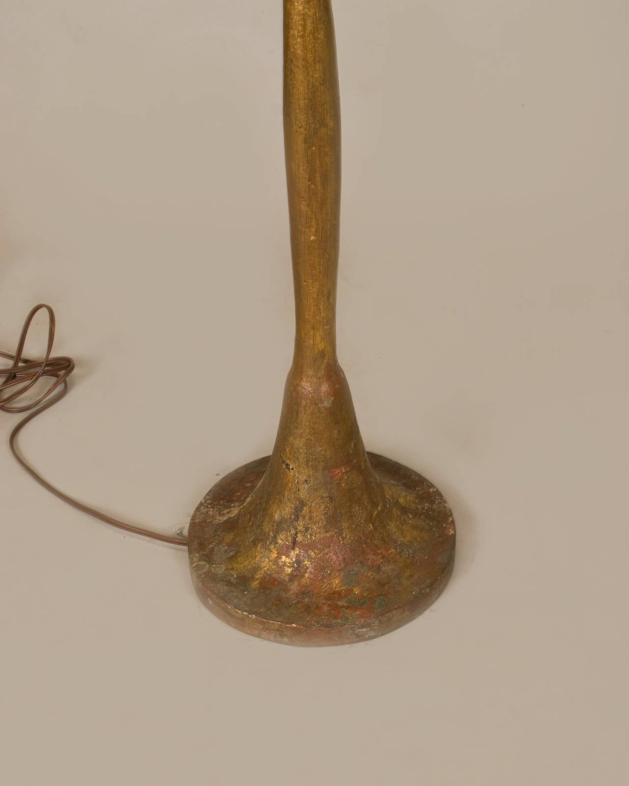 American Gilded Bronze, Pomme de Pin Torchere, after the model by Giacometti, Hanschen &G