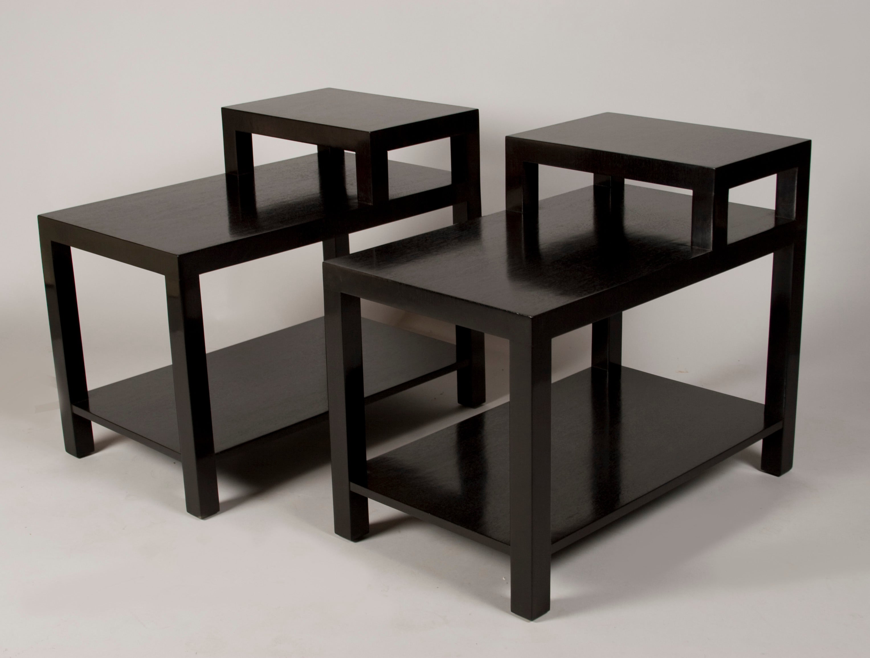 Pair of T.H. Robsjohn-Gibbings Step Lamp Tables