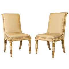 Pair of Neoclassic Side Chairs