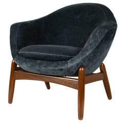 Rare Lounge Chair by Ib Kofod-Larsen 6