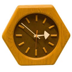 Retro Octagonal Wall Clock by George Nelson