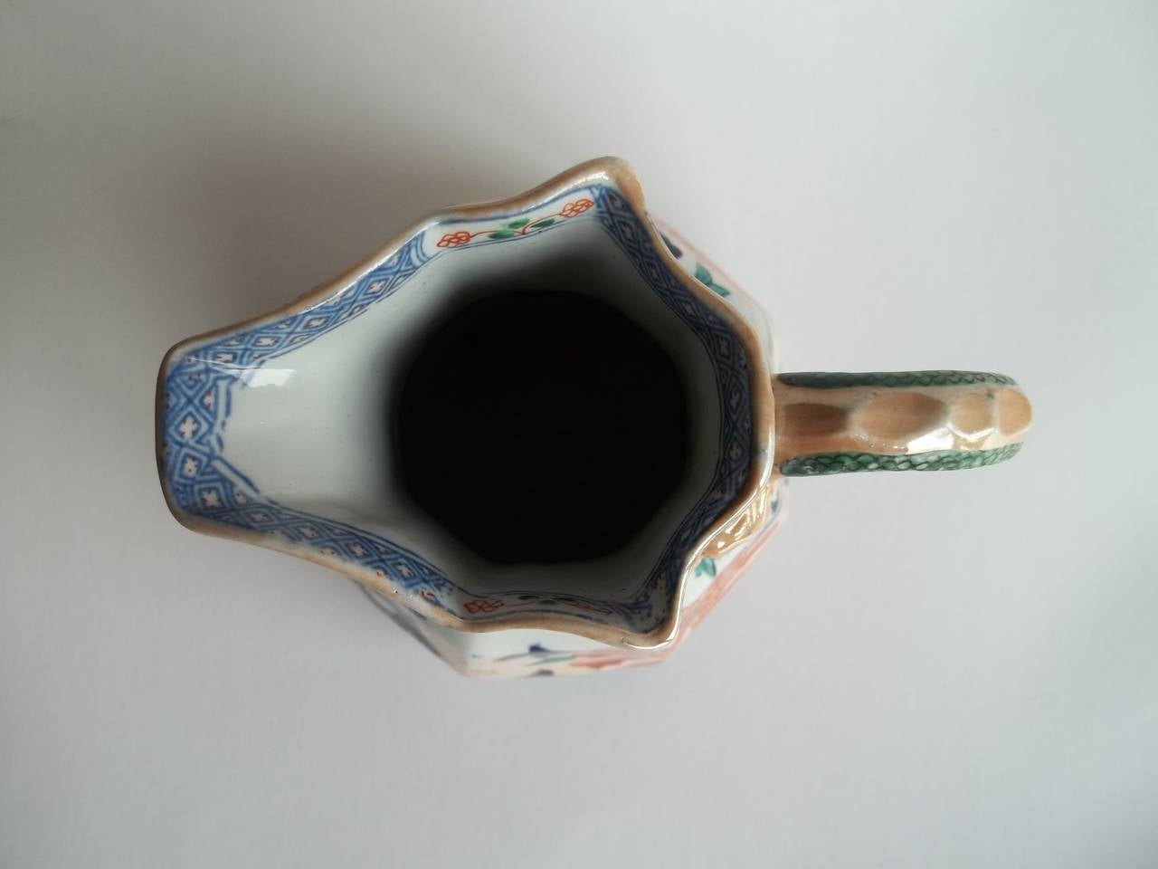 Rare, Early 19th C, Hicks & Meigh, Ironstone, Jug or Pitcher, Chinoiserie Pat'n In Excellent Condition In Lincoln, Lincolnshire