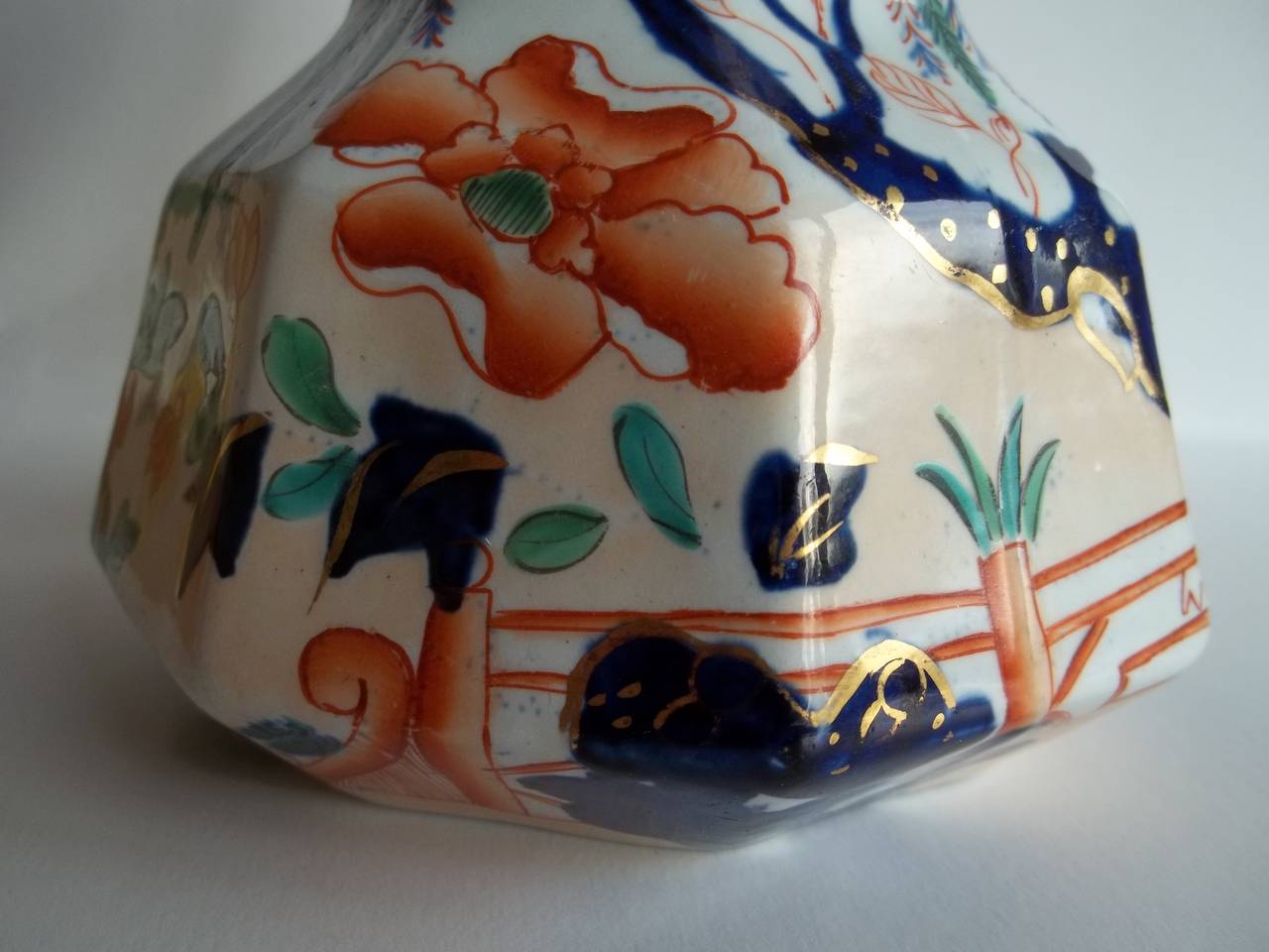 Rare, Early 19th C, Hicks & Meigh, Ironstone, Jug or Pitcher, Chinoiserie Pat'n 2