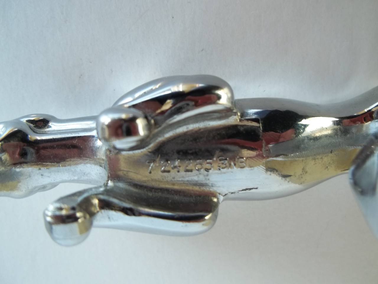 20th Century 1960's, JAGUAR, Leaping Cat, Car Mascot, Designed by Gordon Crosby, Chrome