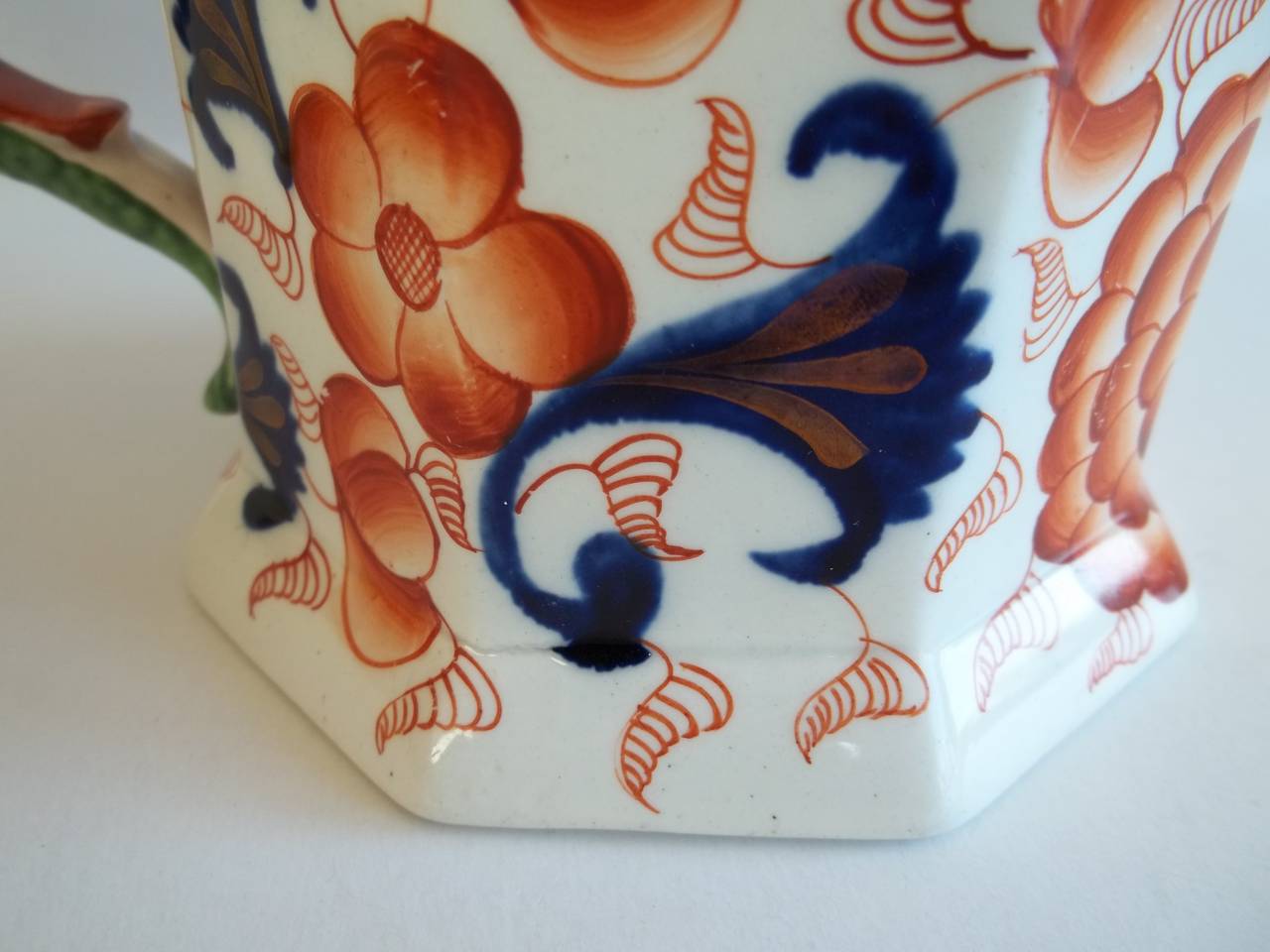 Rare Georgian Ironstone Cider Mug Chinoiserie Pattern, English, circa 1820 2