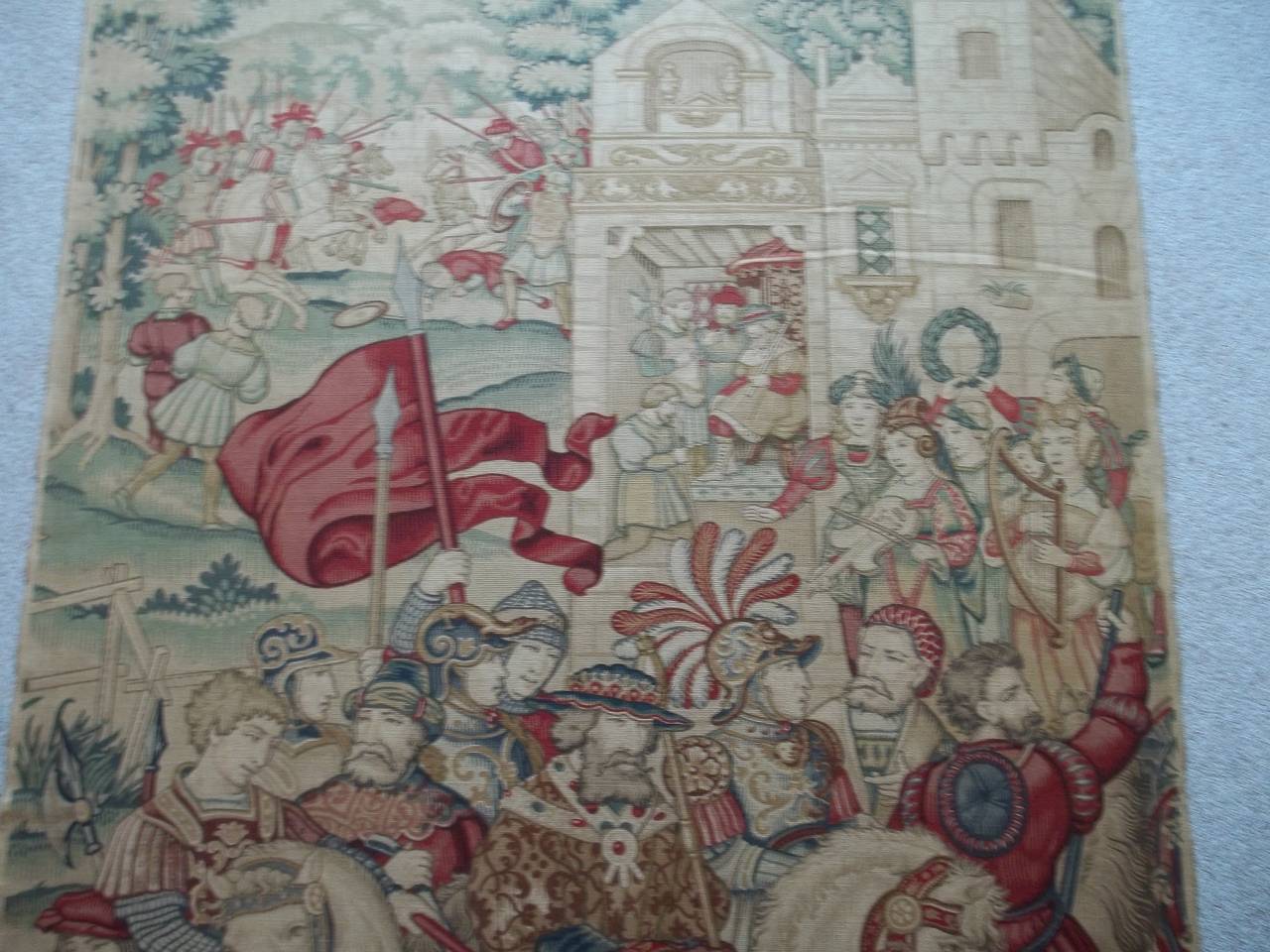 Superb, Large, Wall Hanging, Tapestry, Rich Medieval Pattern, French, circa 1900 In Excellent Condition In Lincoln, Lincolnshire