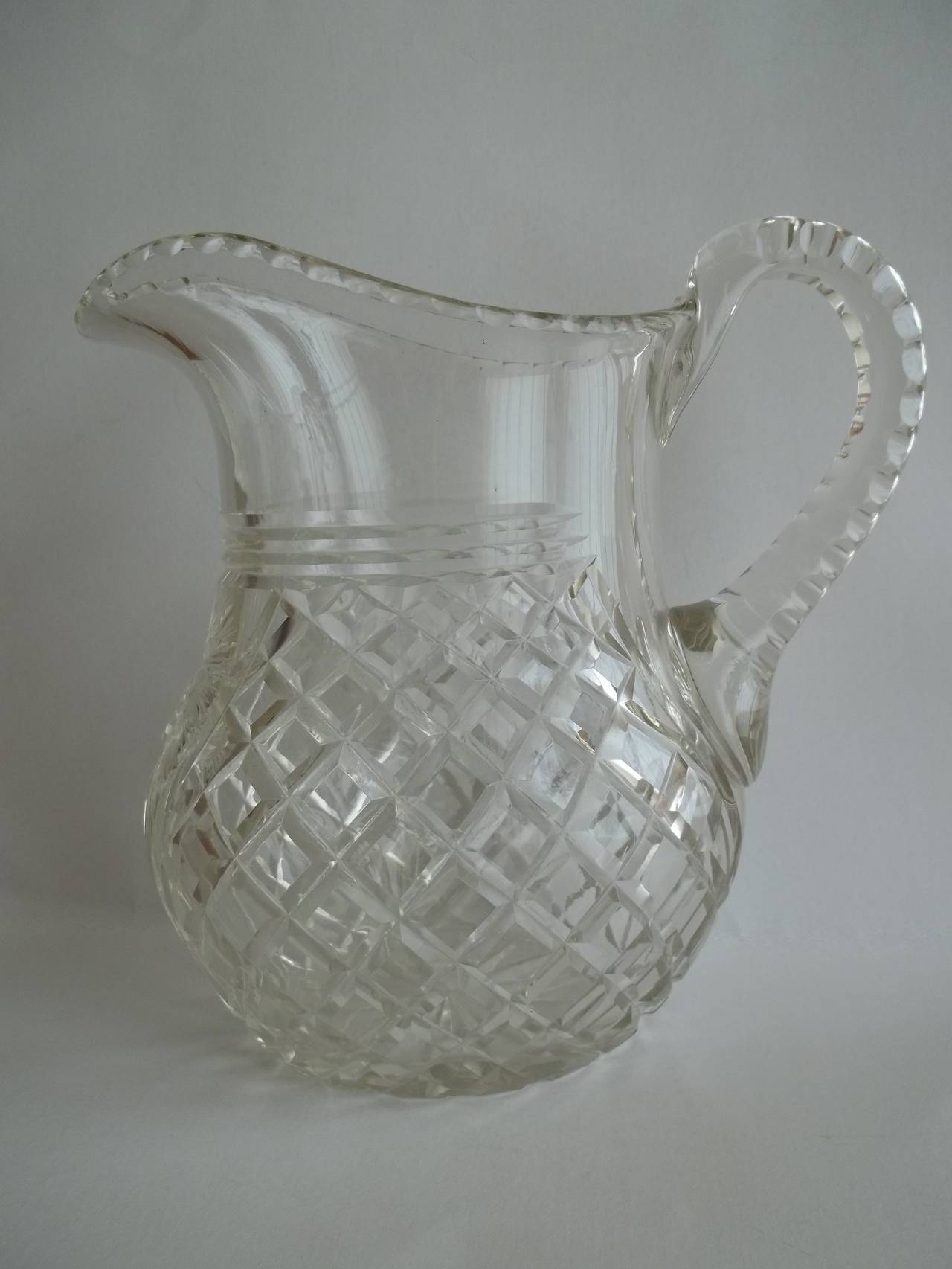 lead crystal water jug