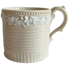 Antique WEDGWOOD Mug, Jasper-ware, Earthenware, 19th Century
