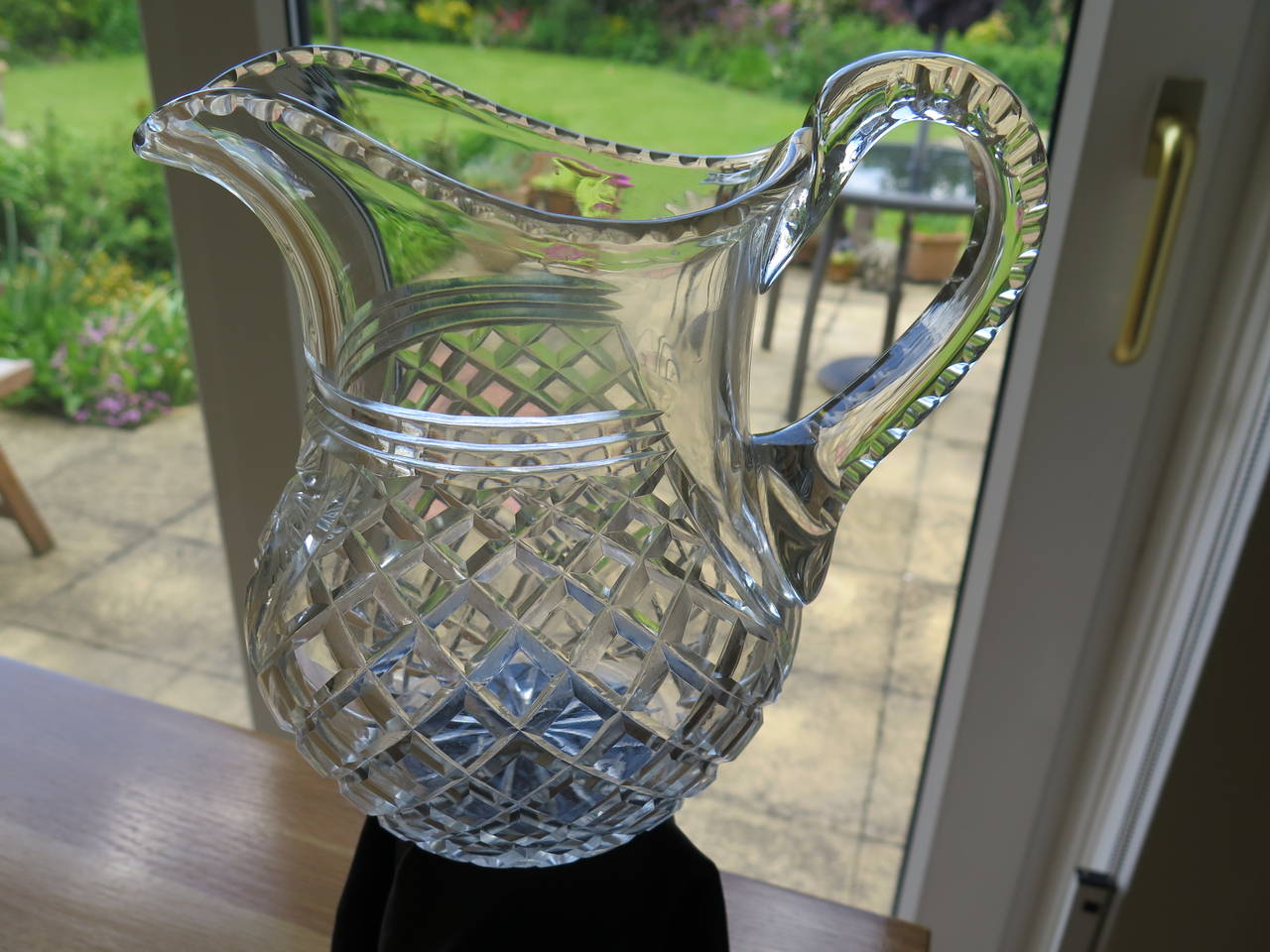 cut glass water jug