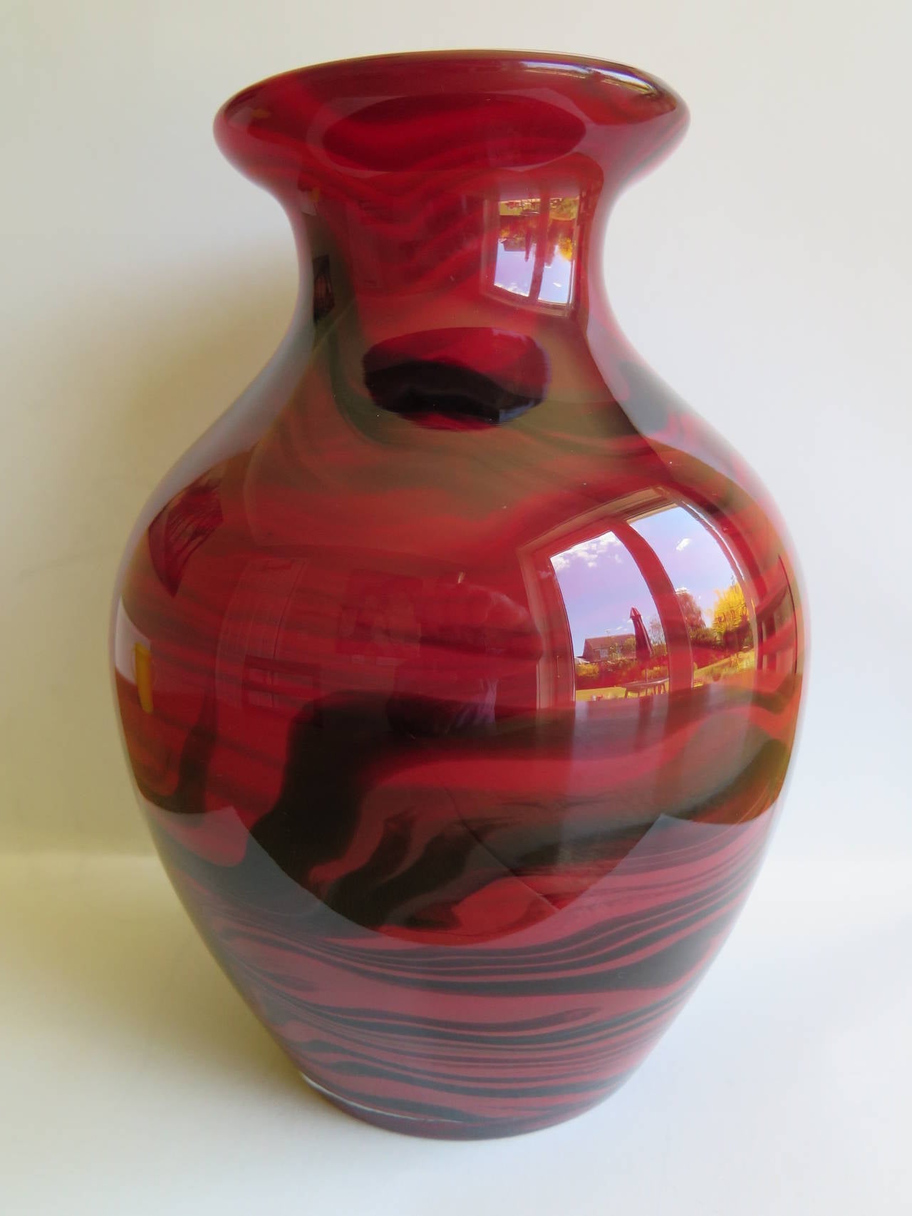 MidCentury Modern, STUDIO ART, Glass VASE, Circa 1960s at 1stdibs