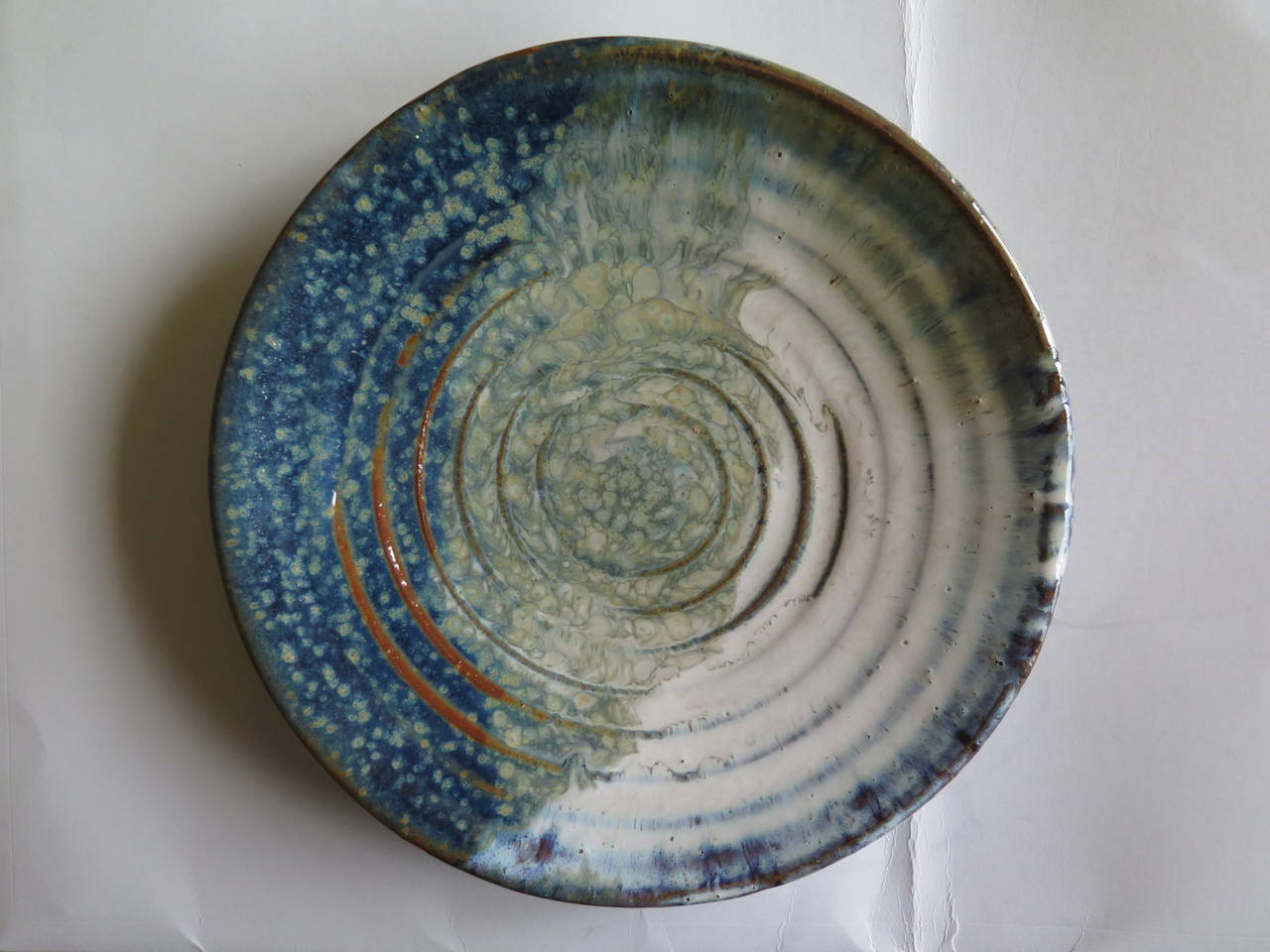 Handmade, Coiled Earthenware, FOOTED DISH or BOWL, Studio Pottery, c.1940