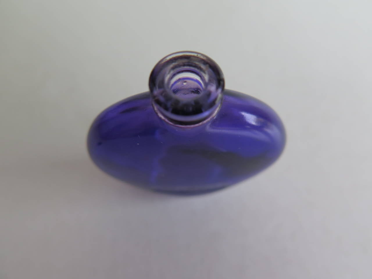 French Vintage, Worth, LALIQUE, Cobalt Glass, Perfume or Scent Bottle 