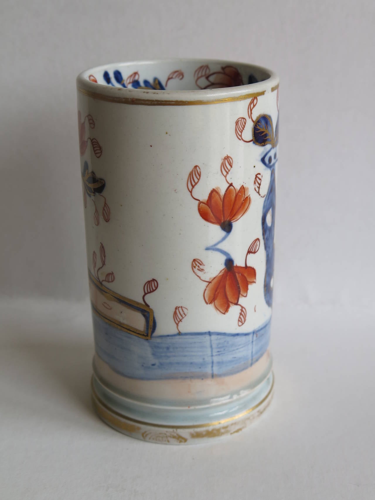 English Early MASON's Ironstone, Spill Vase, 