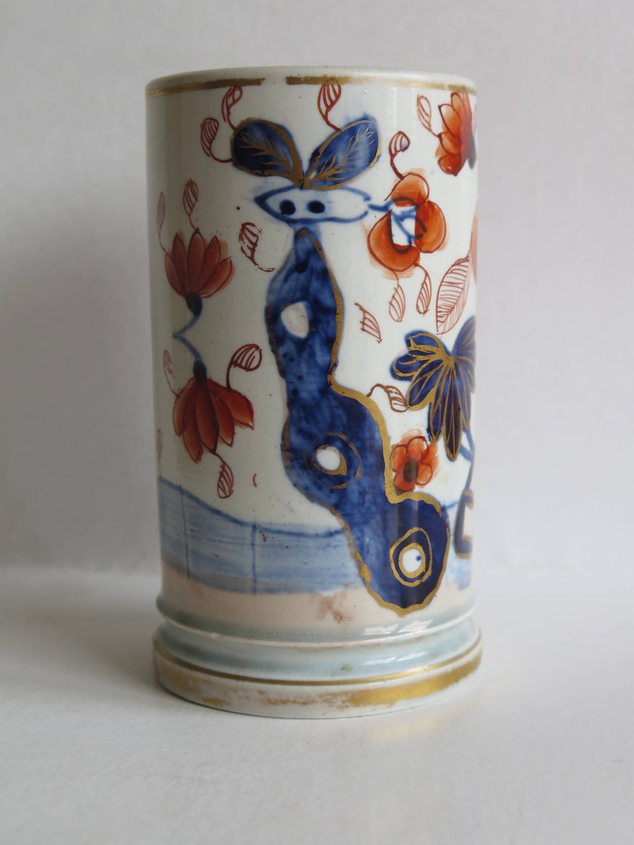 Hand-Painted Early MASON's Ironstone, Spill Vase, 