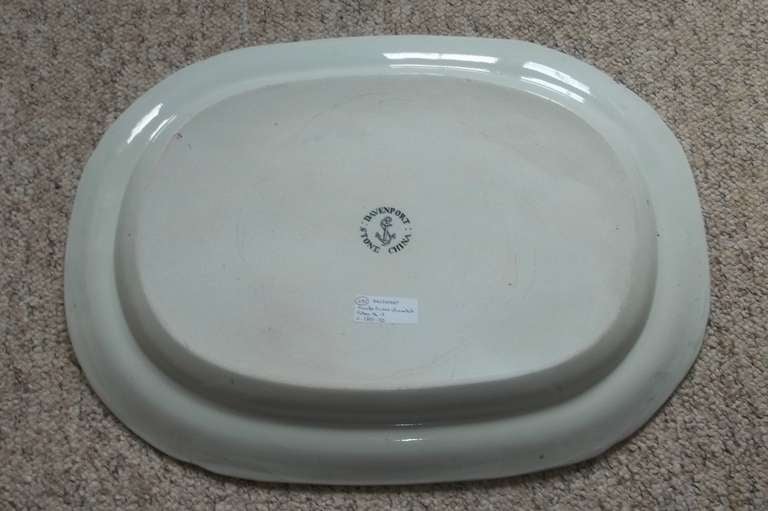 Very Large, Georgian, DAVENPORT Platter or MEAT DISH, Ironstone pottery, Ca.1815 In Excellent Condition In Lincoln, Lincolnshire