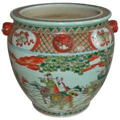 VERRE À POISSON DYNASTIQUE QING Porcelaine chinoise:: ca 19e siècle.