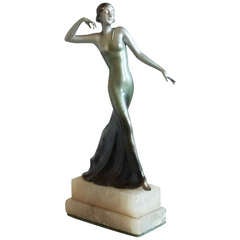LORENZL Style, Sculpture or FIGURINE, Art Deco, Circa 1920-35