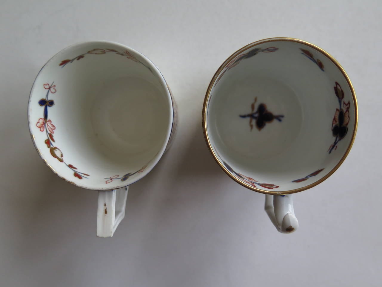 Similar PAIR George 111 Derby Porcelain Coffee Cans Old Japan Pattern, Ca 1810 1
