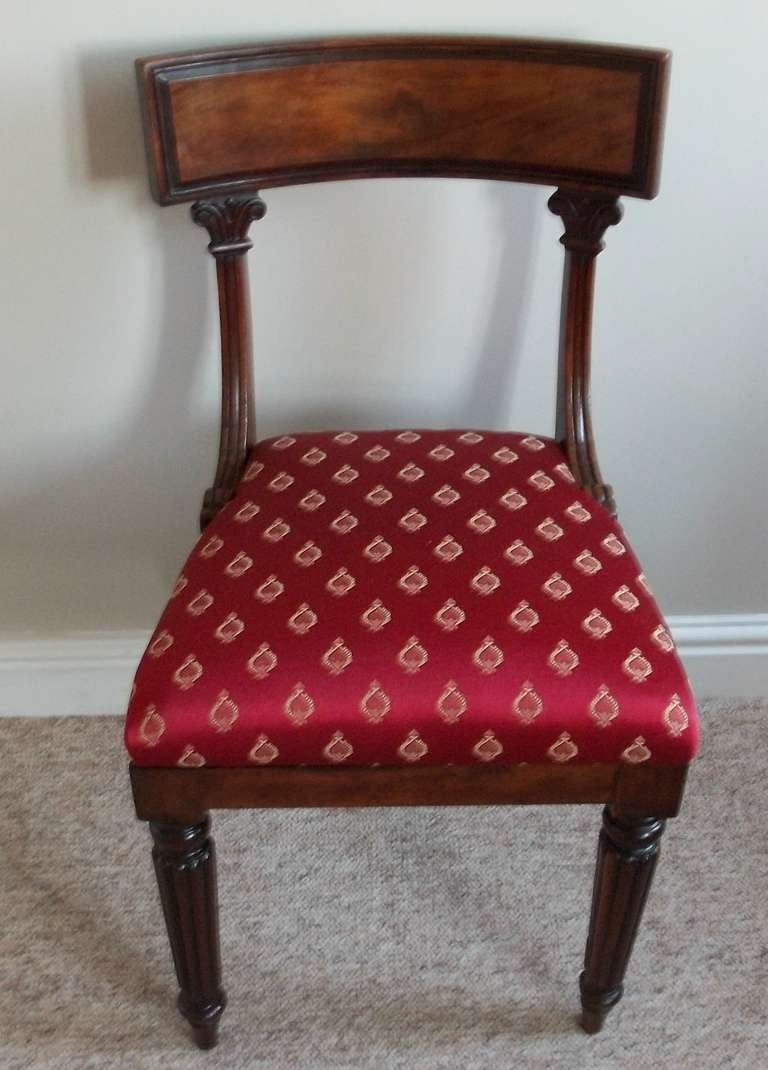 British GILLOWS, Regency Period, Side Chair, Circa 1830 To 1835