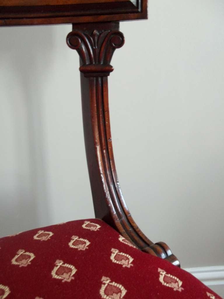 Mahogany GILLOWS, Regency Period, Side Chair, Circa 1830 To 1835