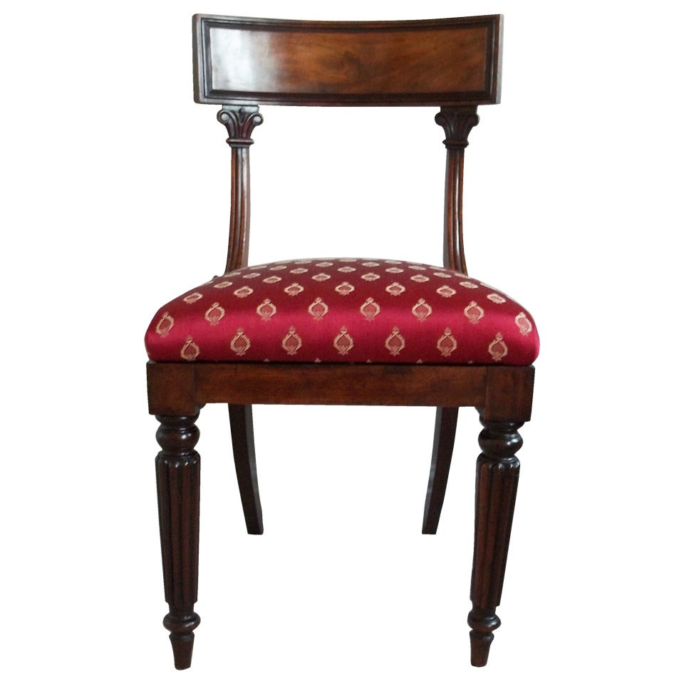 GILLOWS, Regency Period, Side Chair, Circa 1830 To 1835